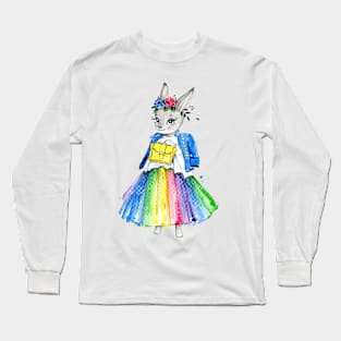 Cute little bunny girl Long Sleeve T-Shirt
